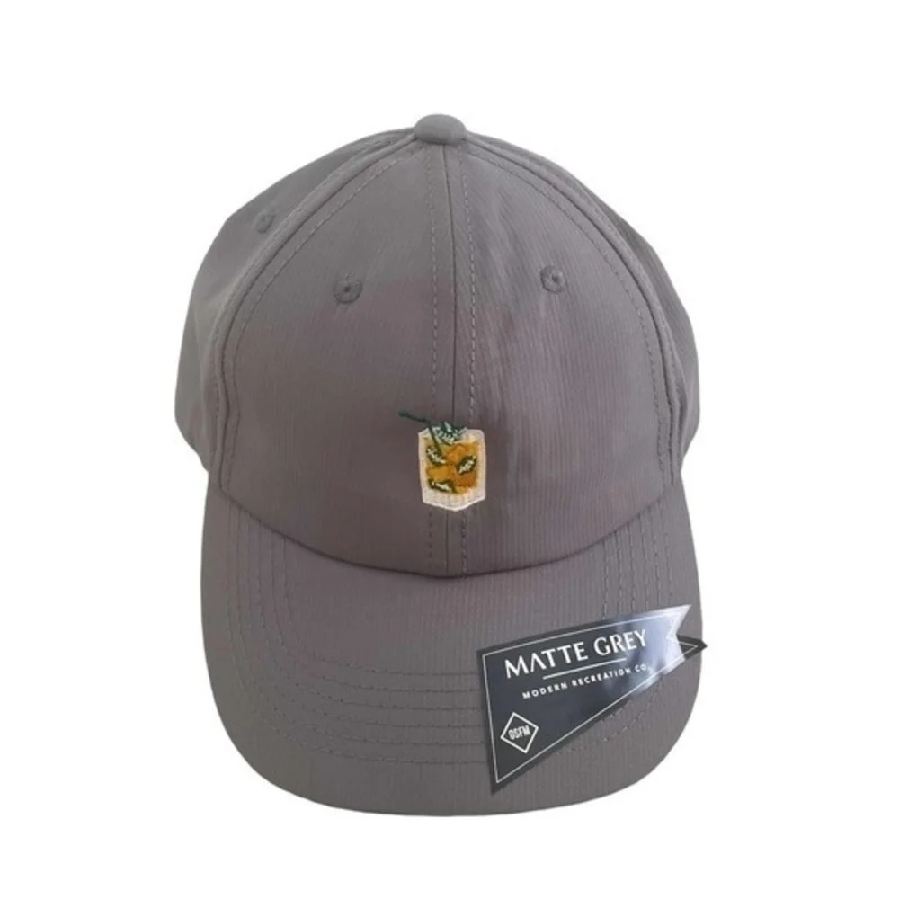 Modern Recreation Julep Low Pro Golf Hat Matte Grey Unisex NWT